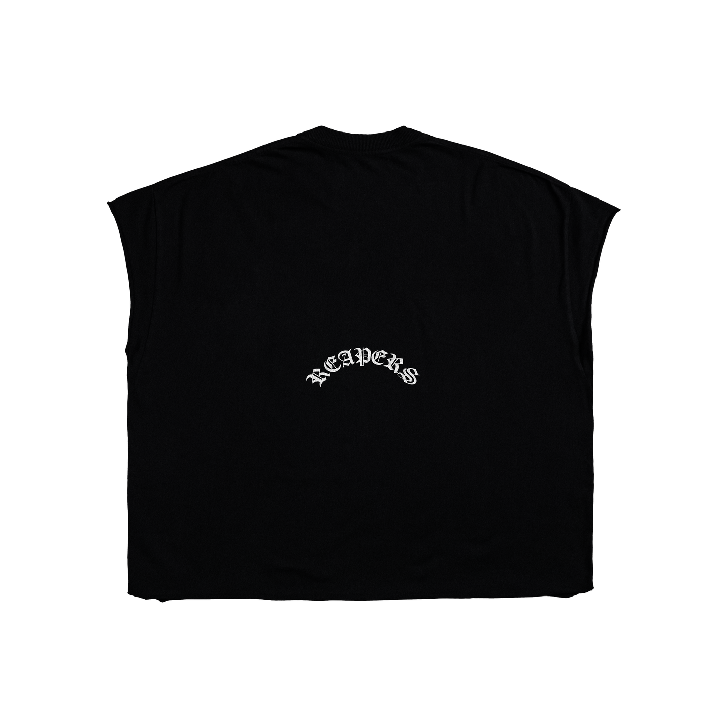 Death Greeter Cut Off Boxy Non-Shrink Tee