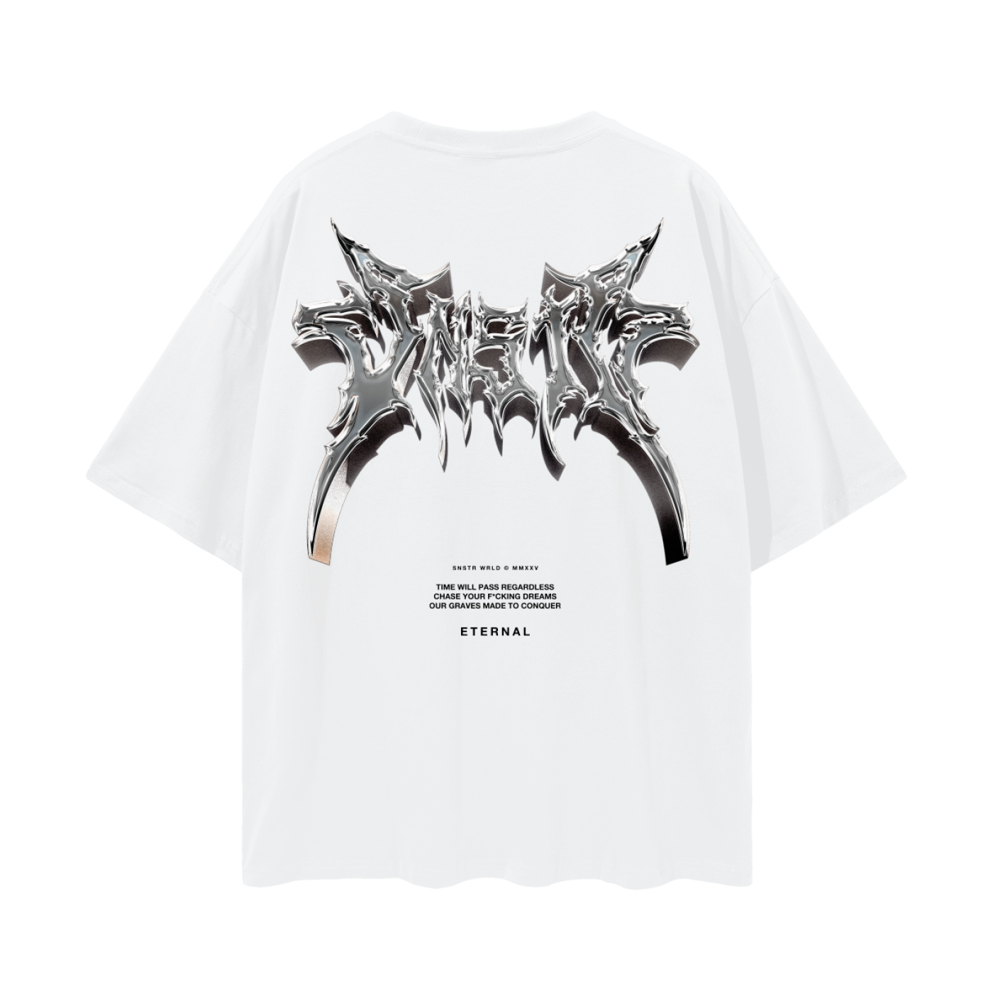 Oversized Grave Made Chrome Logo