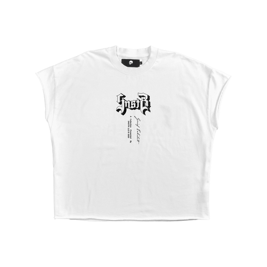 Sacred Heart  Cut Off Boxy Non-Shrink Tee